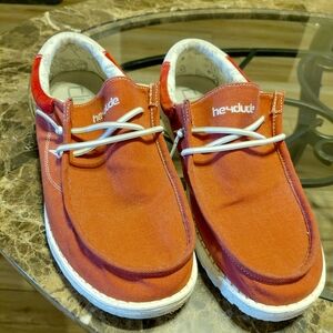 Hey Dude Pompeian Red Casual Shoes